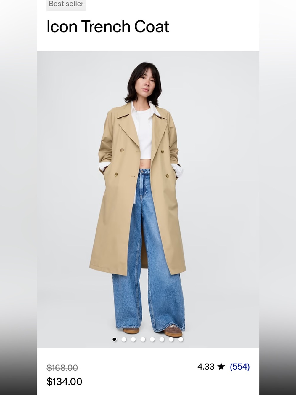 Women’s Gap Icon Trench Coat